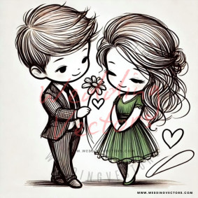 love wedding vectors 7251