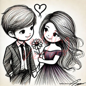 love wedding vectors 7254