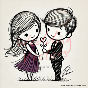 love wedding vectors 7256