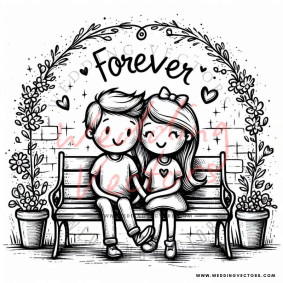 love wedding vectors 7262