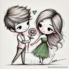 love wedding vectors 7263