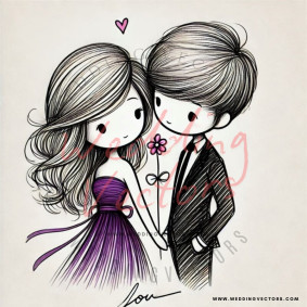 love wedding vectors 7268
