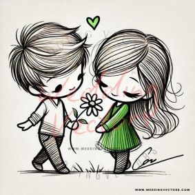 love wedding vectors 7275