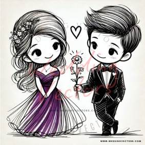 love wedding vectors 7279