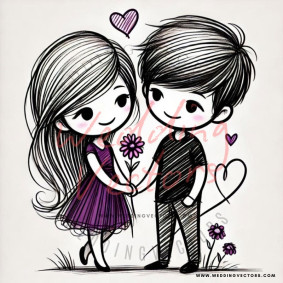 love wedding vectors 7284