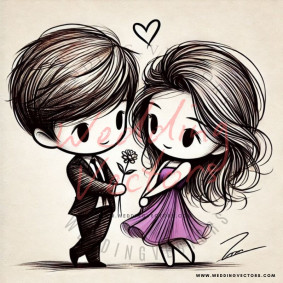 love wedding vectors 7289