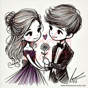 love wedding vectors 7305