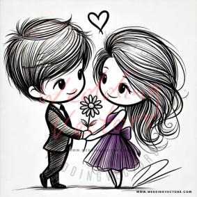 love wedding vectors 7318