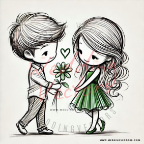 love wedding vectors 7326