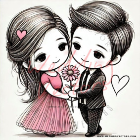 love wedding vectors 7327