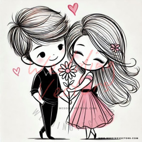 love wedding vectors 7328