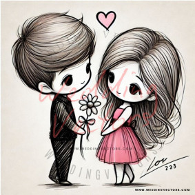 love wedding vectors 7329