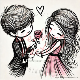 love wedding vectors 7330