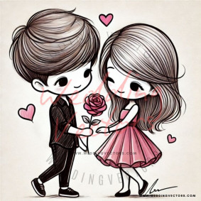 love wedding vectors 7333