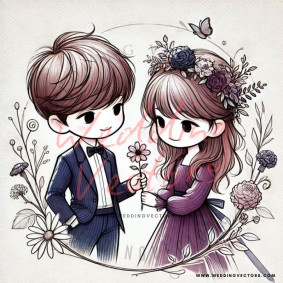 love wedding vectors 7381