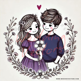 love wedding vectors 7382