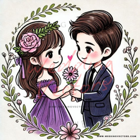 love wedding vectors 7387