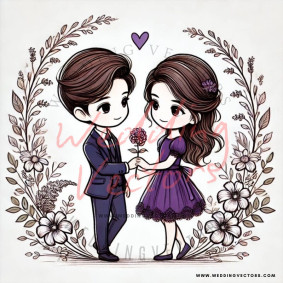 love wedding vectors 7389