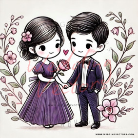 love wedding vectors 7391