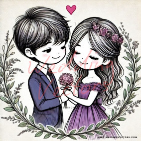 love wedding vectors 7392