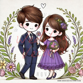 love wedding vectors 7393