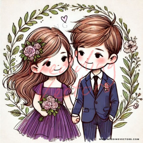 love wedding vectors 7394