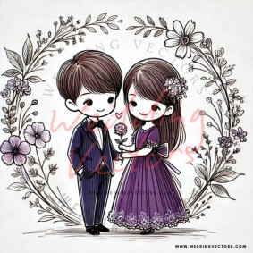love wedding vectors 7396
