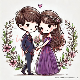 love wedding vectors 7399