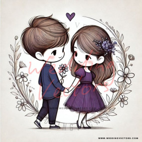 love wedding vectors 7400