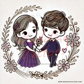 love wedding vectors 7402