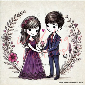 love wedding vectors 7403
