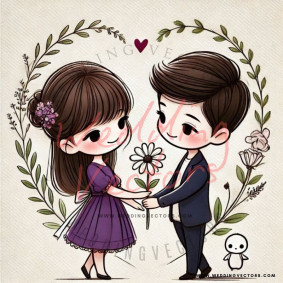 love wedding vectors 7407