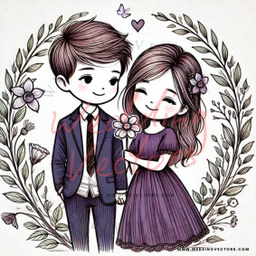 love wedding vectors 7408