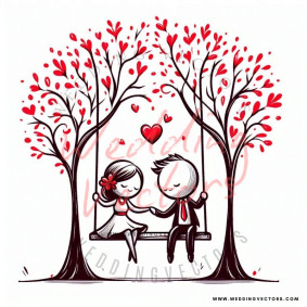 love wedding vectors 7409