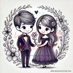 love wedding vectors 7411