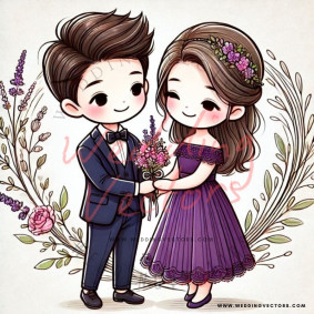 love wedding vectors 7414