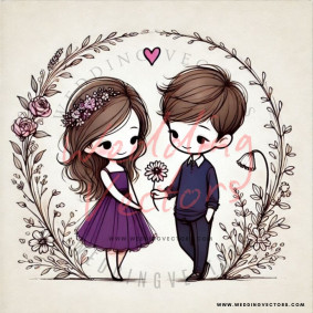 love wedding vectors 7416