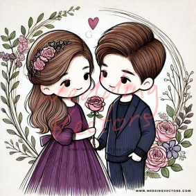 love wedding vectors 7420