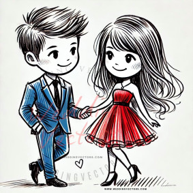 love wedding vectors 7421