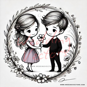 love wedding vectors 7422
