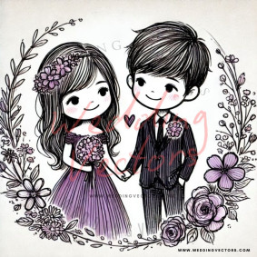 love wedding vectors 7431