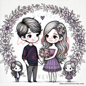 love wedding vectors 7433