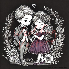 love wedding vectors 7434