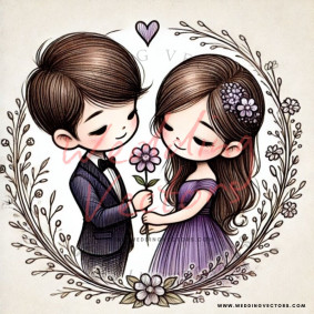 love wedding vectors 7435
