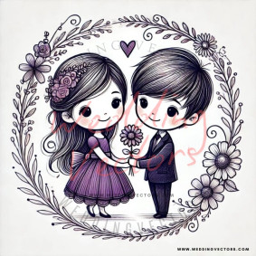 love wedding vectors 7442