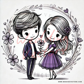 love wedding vectors 7443