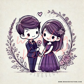love wedding vectors 7445