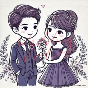 love wedding vectors 7447