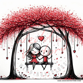 love wedding vectors 7448
