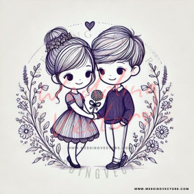 love wedding vectors 7452